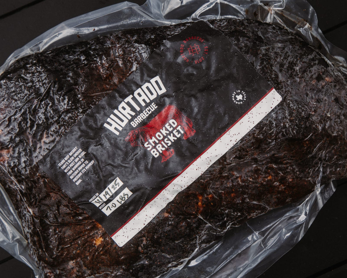 Whole brisket vacuum sealed for shipping