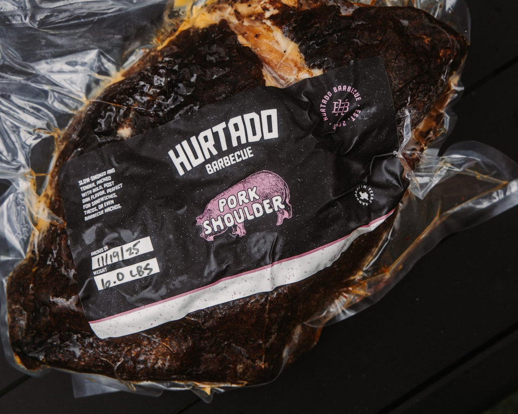 Pork shoulder vacuum sealed for shipping