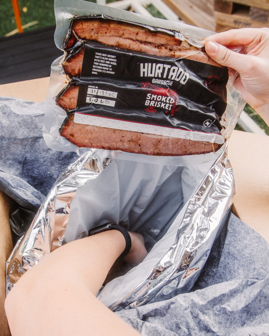 Opening the Taste of Hurtado sampler box