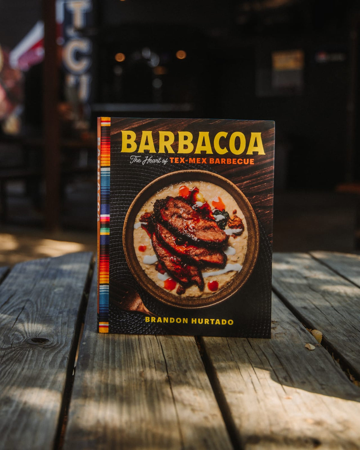 The signed Barbacoa cookbook