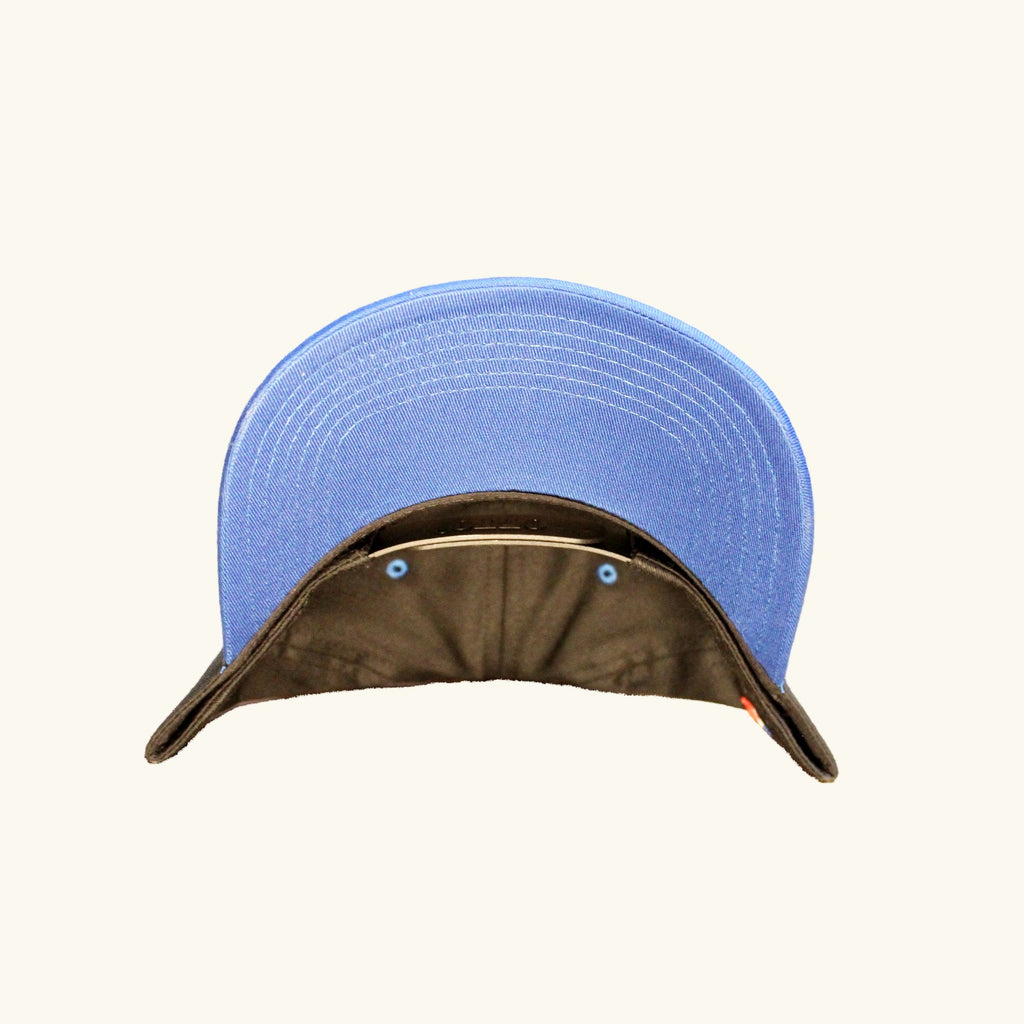 United Kingdom Snapback, underside showing the red underbill